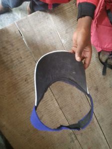 Blue Visor with White Trim