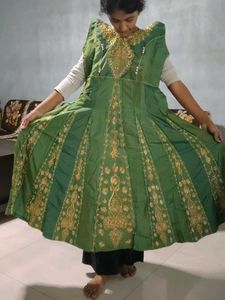 3 colour available Green & Gold Embroidered Anarka