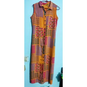 Sleeveless Shirt dress