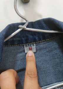 Denim Jacket Totally New ( M) Size