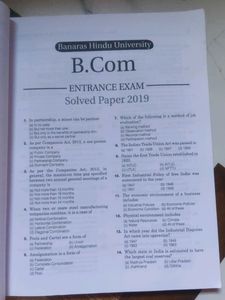 BHU...B.Com (Entrance Exam)Book