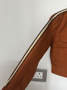 Trendy Brown Cropped Jacket