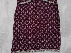 Printed Pure Cotton Kurti In New Condition