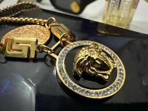 Versace Anti Tarnish Pendant Luxury 18k Plated