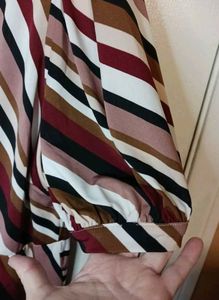 Striped Bell Sleeve Top