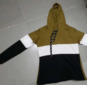 Color Block Top Hoodie