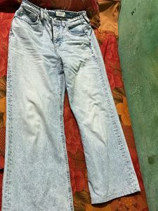 Light Wash Wide Leg Jeans