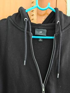 H&amp;M Black Zip-Up Hoodie