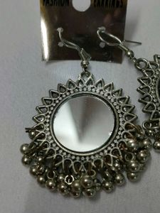 Combo of 3 Oxidised Silver Jhumkhas