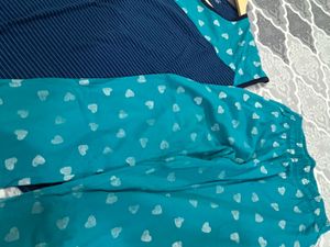 Blue Night Suit For Women