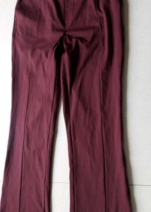 Burgundy Slim Pants