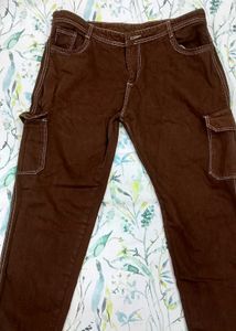 Brown Cargo Pants