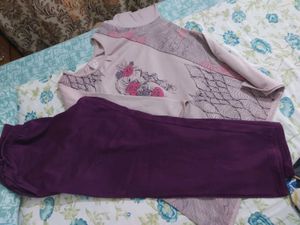Women Woolen Night Suit For Winters