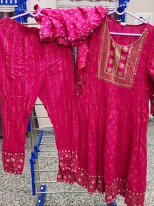 Pink Embroidered Salwar Kameez