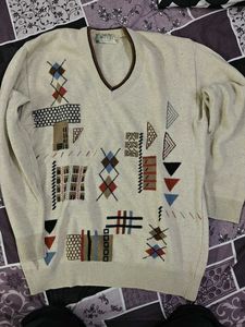 Vintage Geometric Pattern Sweater
