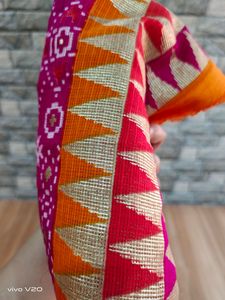 Pretty Pink Dupatta With Foil Print