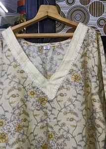 Floral Print Kurta Set