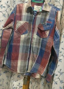 Plaid Print Long Sleeves Shirts