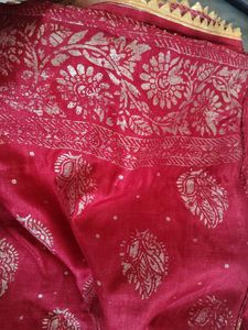 Maroon Saree