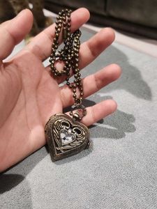 Vintage Heart Locket Necklace