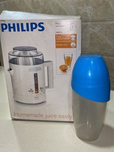 Philips Electric Juicer Maker Free Sipper