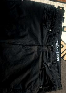 Black Straight Leg Jeans