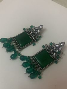 Green Earrings