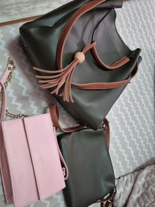 Stylish Handbag &amp; Shoulder Bag set of 3