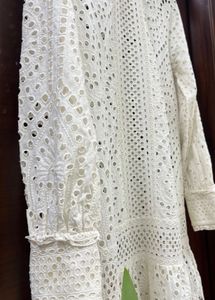 H&amp;M White Eyelet Dress