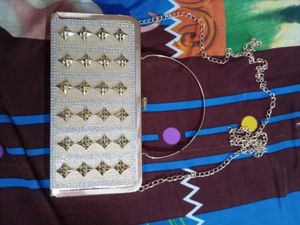 Golden Luxury&amp;spacious Clutch