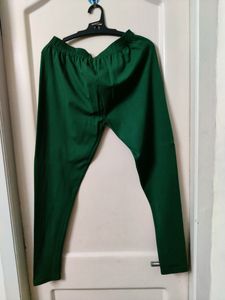 Emerald Green Satin Midi Dress