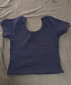 Maroon Crop Top