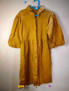 Khadi Meterial Dress Knee Length