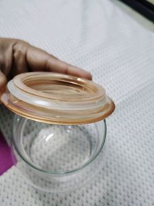 Glass Bowl/Jar Wid Airtight Lid