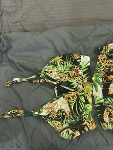 Tropical Print Maxi Dress