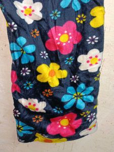 Ladies Fleece Fashion Pajama Floral Pant Dailywear