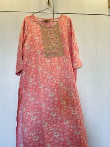 Elegant Pink Kurta Set
