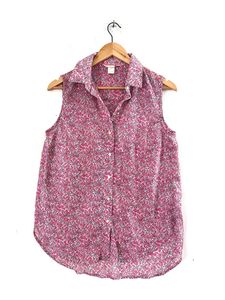 H&M Multicolour Floral Sleeveless Top (Women)
