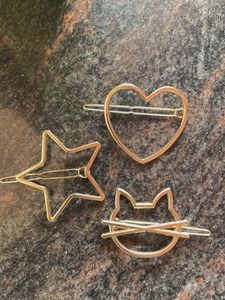 Metal Hair Clip (Gold)