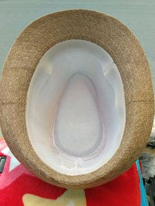 Tan Fedora with Black Band