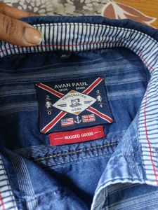 Mens Casual Denim Shirt 42 Inches