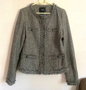 Story Grey Tweed Jacket - Size M