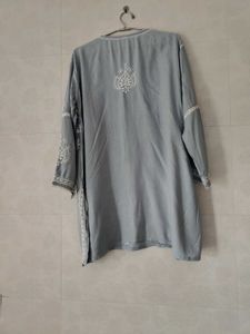 Lucknowi Chikankari Tunic Top