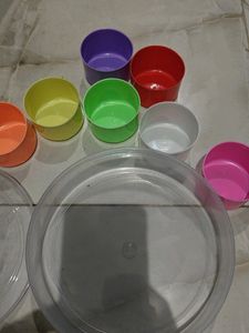 7 Pcs Masala Dani All Type Used With Container