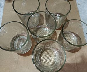 Set Of 6 Glasses Use For Cold Drink, Water, Wine