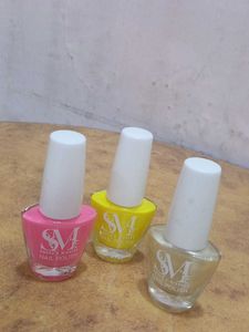 Combo Of 3 Nail Polish