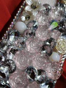 Rhinestone Floral iPhone Case