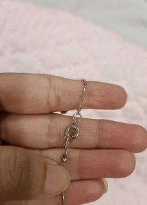 Pearl and Silver Chain Necklace