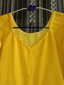 Mustard Yellow Kurti