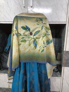 Beautiful Gown With Dupatta And Legging
